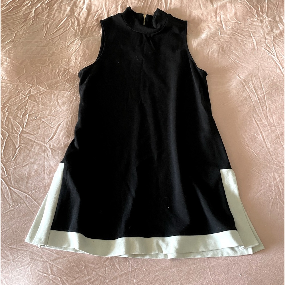 60s High Neck Tunic Dress